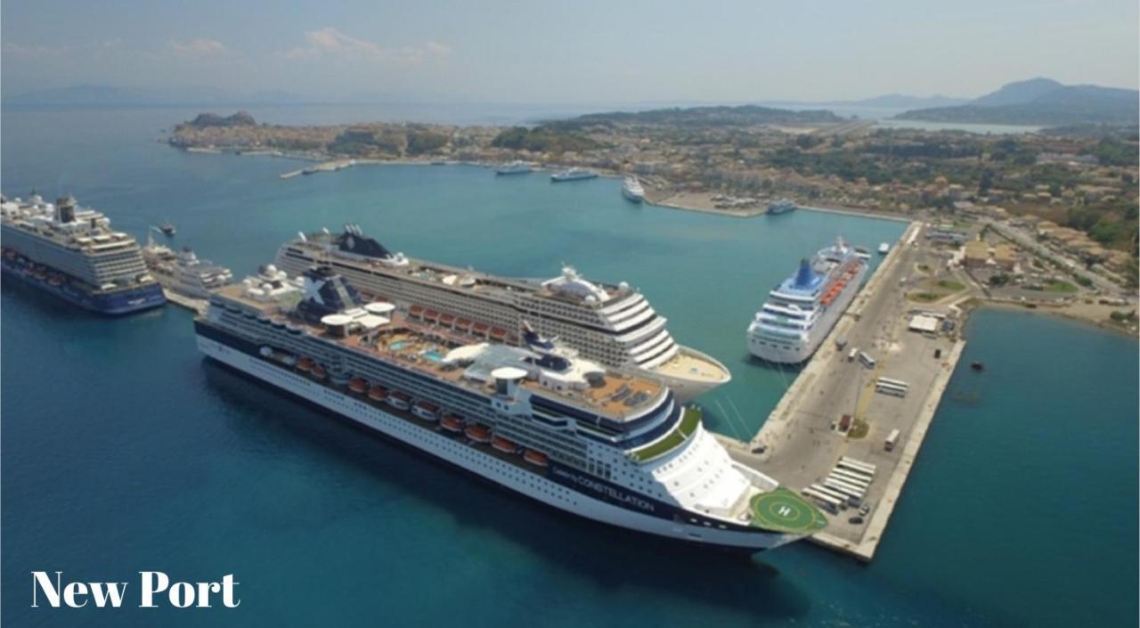 Joy New Port Studio Corfu Town Exterior photo